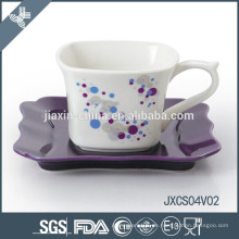 2015 neue Porzellan quadratischen Keramik und Porzellan Kaffee-Sets